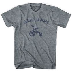 huntington beach city tricycle womens tri-blend t-shirt