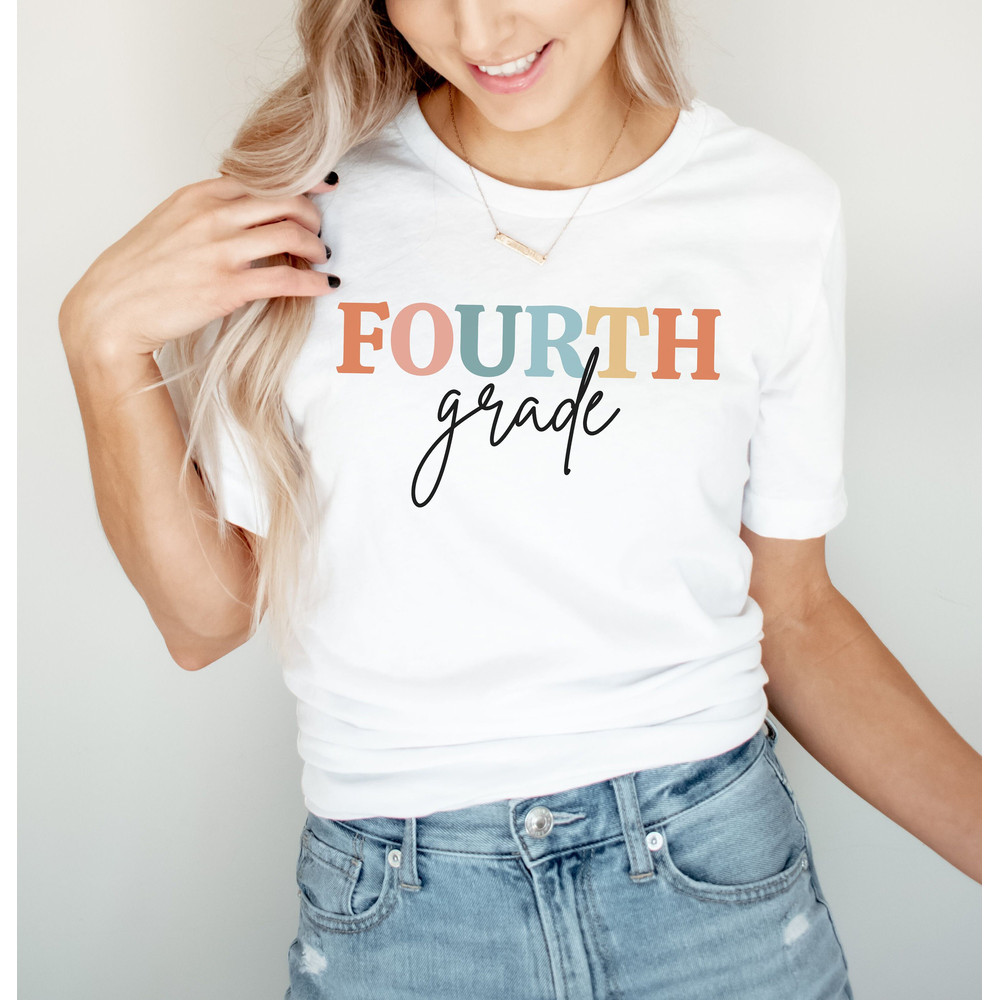 Fourth Grade Teacher Shirt 4th Grade Teacher Shirts Back to School Shirt Fourth Grade Team Shirts Teacher Gift Teacher Appreciation Gift 5.jpg