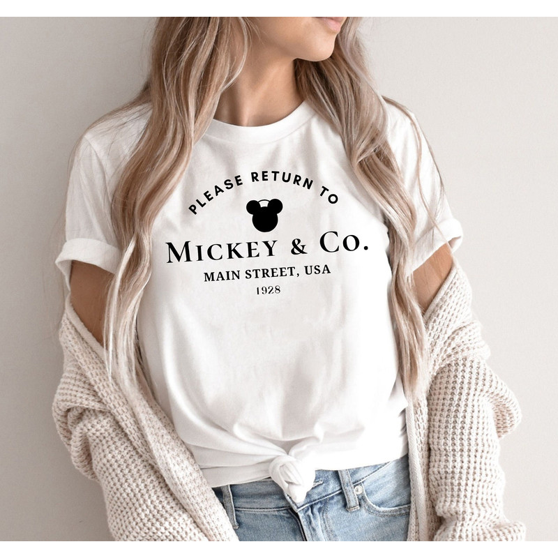 Return to Mickey & Co T-Shirt, Disneyworld shirt, Main Street USA, Disney Trip Shirt, 2023 shirt 2.jpg