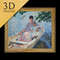 Mother and Child in a Boat by Edmund C Tarbell, 3d Printed with texture and brush strokes looks like original oil-painting, code277.jpg