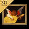 Musical Angel by Rosso Fiorentino, 3d Printed with texture and brush strokes looks like original oil-painting, code369.jpg