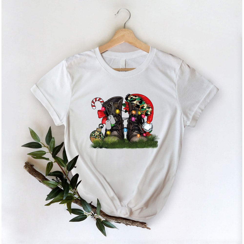 Army Christmas Shirt, Veteran Christmas Shirt, Military Holiday Shirt, Christmas Gifts, Xmas Matching Pajama, Family Shirt, Winter Shirt.jpg