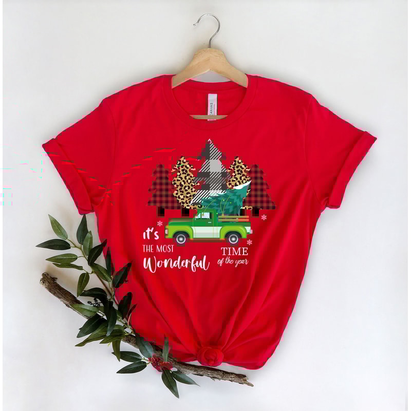 It's The Most Wonderful Time Of The Year Shirt, Christmas Tree Shirt, Women Christmas T-Shirt, Holiday Shirt, Christmas Gifts, Xmas Shirt 1.jpg