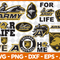 army black kinght bundle svg, sport bundle svg, ncaa svg 05