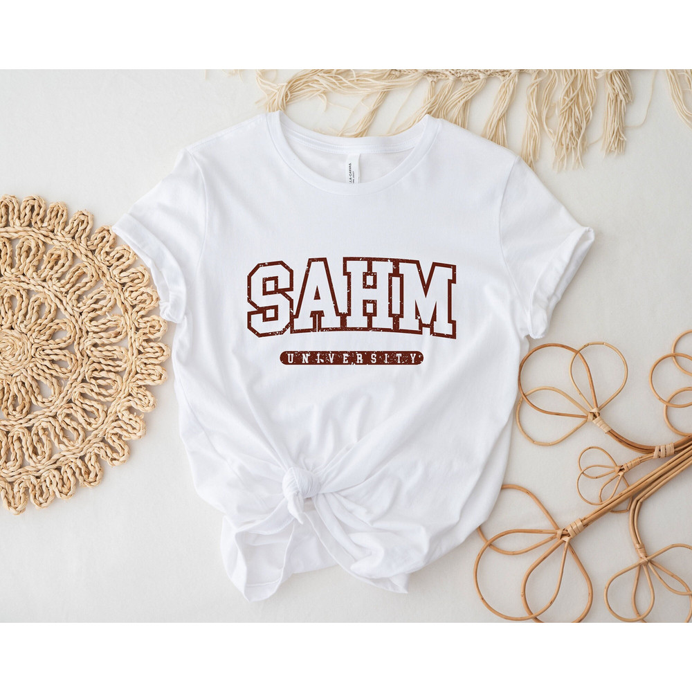 Cute Stay At Home Mom Shirt For Mother's Day SAHM T-shirt Mother Gift Ideas From Children To Mom, Funny Mom Tee Mom Life Shirt.jpg