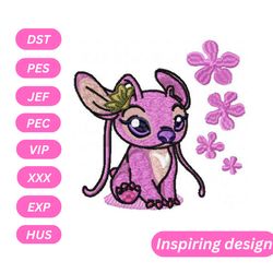 stitch rosa embroidery design digital files, instant download