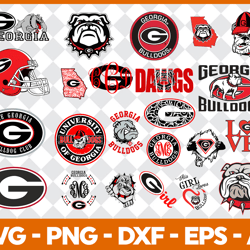 georgia bulldogs bundle svg, sport bundle svg, ncaa svg 15