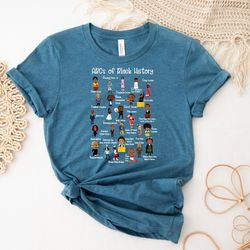 abcs of black history shirt for black history month black lives matter apparel african american t-shirt civil rights shi