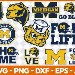 michigan wolverines bundle svg, sport bundle svg, ncaa svg 24