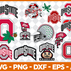 ohio state buckeyes bundle svg, sport bundle svg, ncaa svg 32