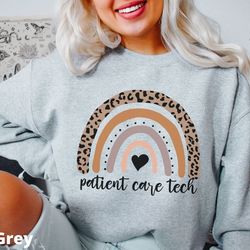 patient care tech sweatshirt patient care technician sweater pct shirt patient care gift for patient care technician gif