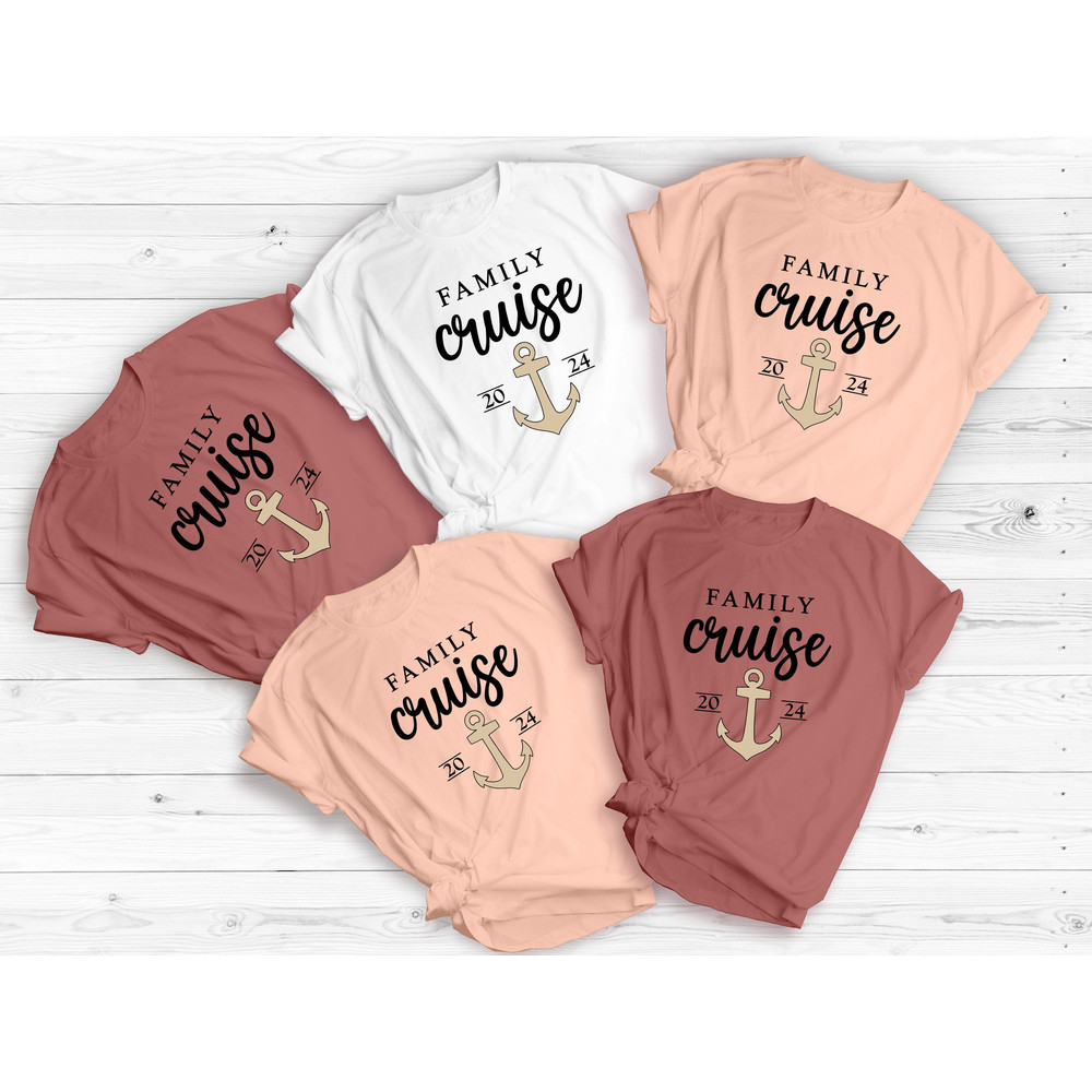 Custom Family Cruise Vacation 2024 Shirt, Family Reunion Shirt, Group Cruise Trip Shirts, Cruise Squad Matching Shirt, Cruise Party Shirt 1.jpg