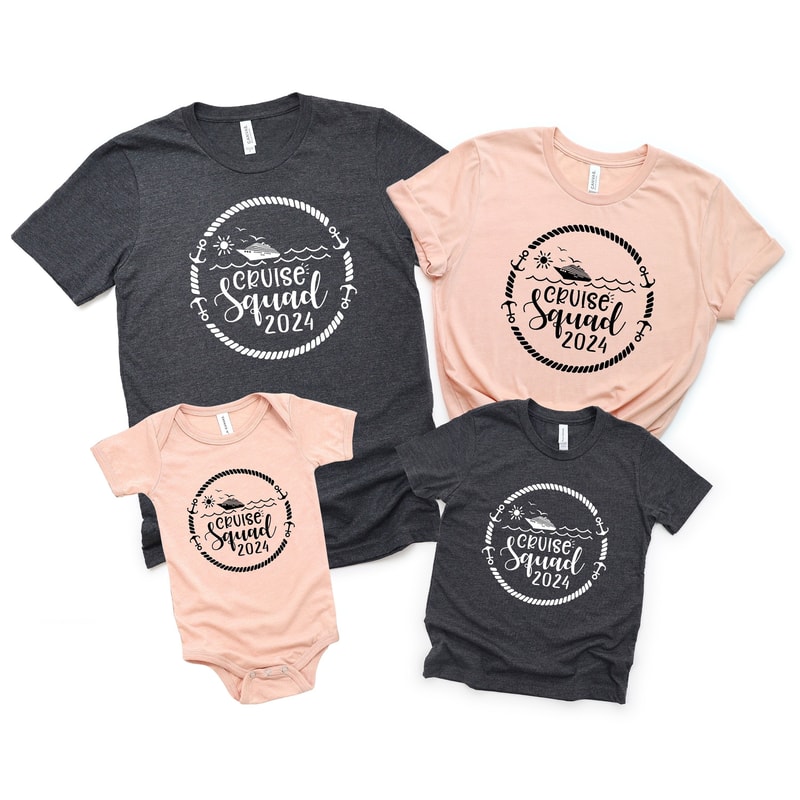 Custom Cruise Squad 2024 Shirt, Matching Cruise Family Shirt, Vacation Shirt, Cruise Trip Shirt, Travel Shirt, Cruising Friends Group Shirt.jpg
