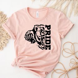 custom school mascot shirt, grizzliez high school team shirt, favorite school team shirt, school spirit tee, teacher stu