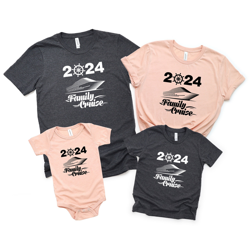 Family Cruise 2024 Shirt, Matching Cruise Squad Shirt, Vacation Shirt, Custom Cruise Trip Shirt, Cruising Friends Group Shirt, Travel Shirt.jpg
