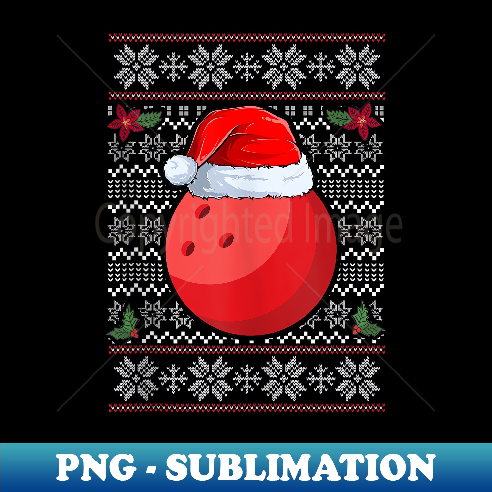 AO-4938_Bowling Ball Christmas Ugly er Santa Hat Sport Lover  0037.jpg