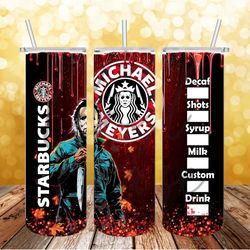 horror skinny tumbler png, 3d tumbler wrap, straight design 20oz/ 30oz skinny tumbler png, instant download