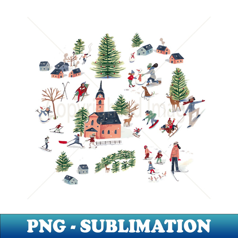 BX-7896_Cute nordic alpine skiing lodge cosy chalet winter landscape scene 4245.jpg
