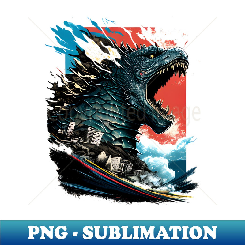 CO-17043_King Kaiju on Sunset - Godzilla 6105.jpg