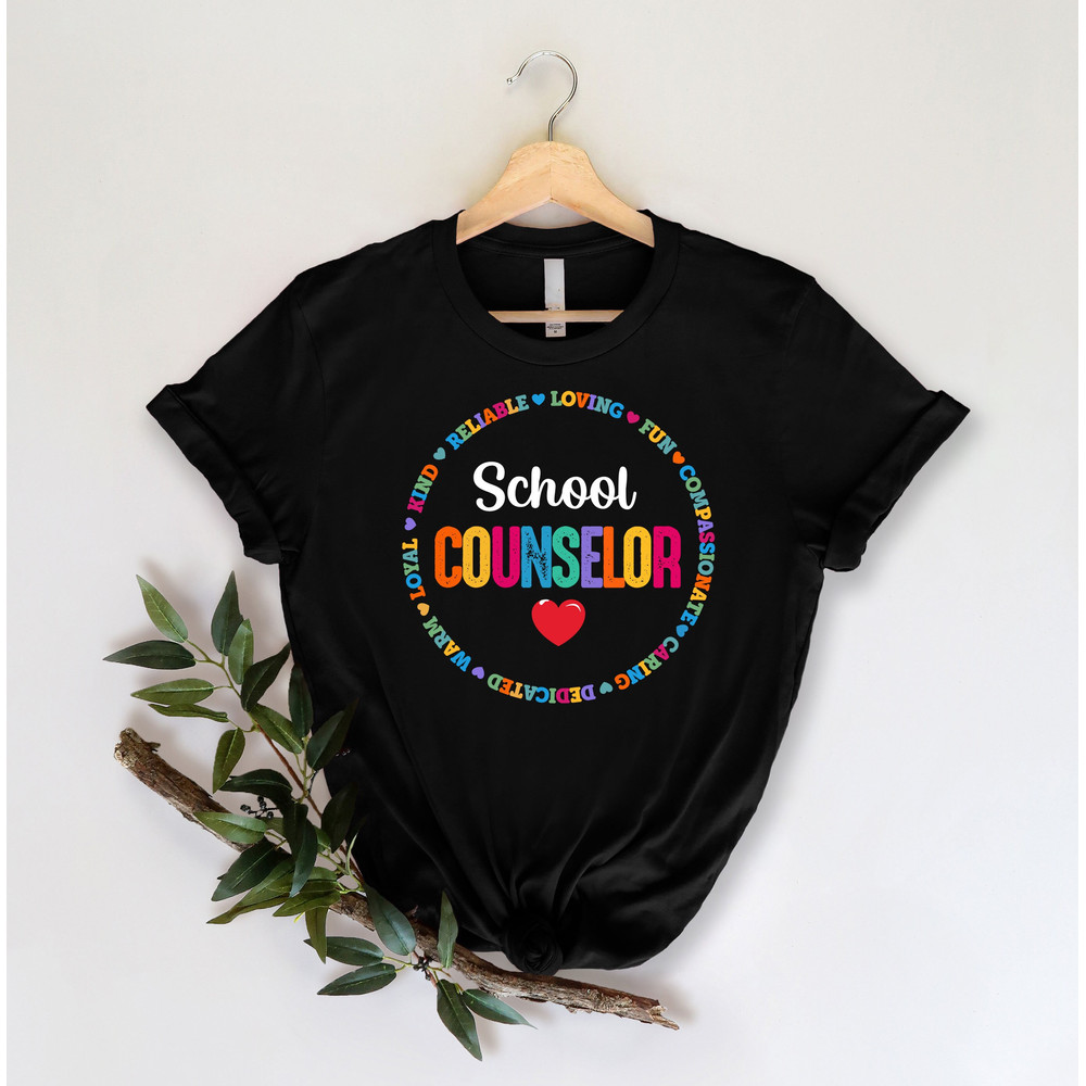School Counselor Shirt, Shirt For Counselor, Counselor Gift Shirt, Kindness Shirt, School Psychologist Shirt, School Therapist Gift.jpg