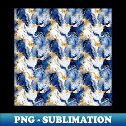 blue and gold liquid marble texture - unique sublimation png download - instantly transform your sublimation projects