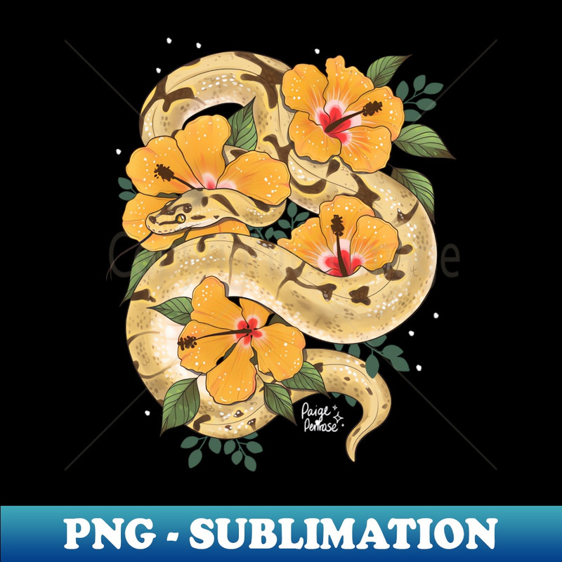 CY-2898_Ball Python and Hibiscus Flowers 1532.jpg