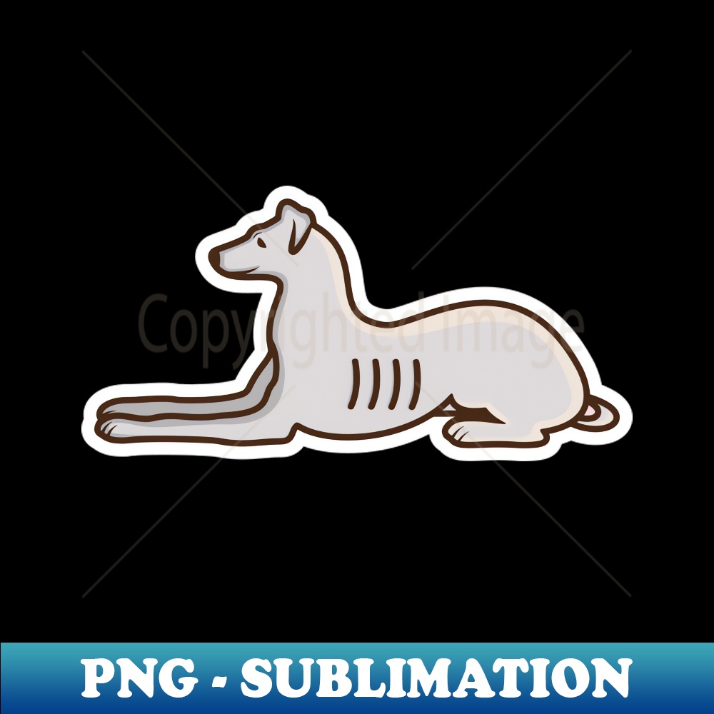 DC-7792_Cute Dog Sitting Cartoon Character Sticker vector illustration Animal nature icon concept Adorable dog sticker style vector design with shadow 5001.jpg