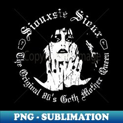 siouxsie sioux 80s - decorative sublimation png file - bold & eye-catching