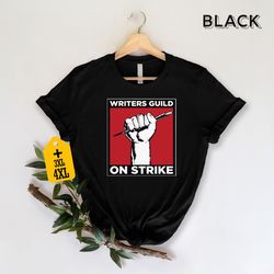 writers guild on strike shirt, writer shirt, wga shirt, gift for writer, pay writers shirt, writers strike shirt, writer