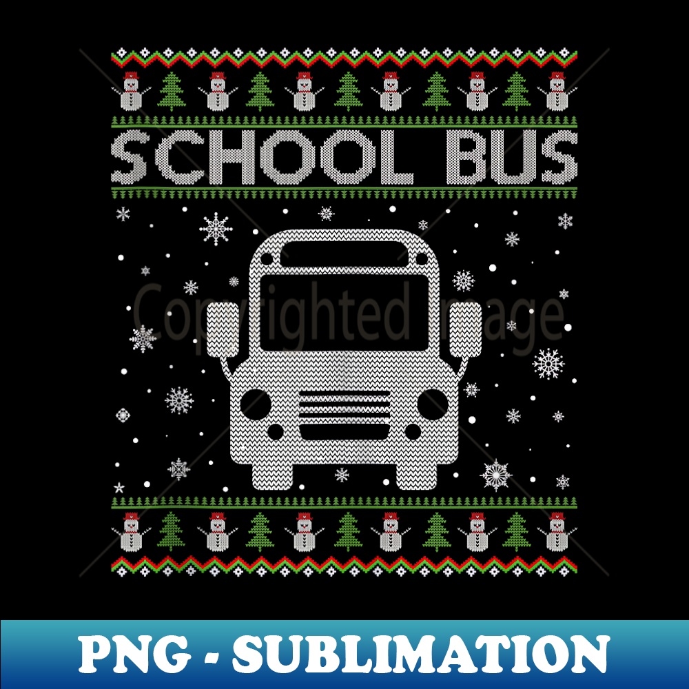 DZ-24764_School Bus Santa Hat Funny Ugly Christmas ers Pajamas 0462.jpg