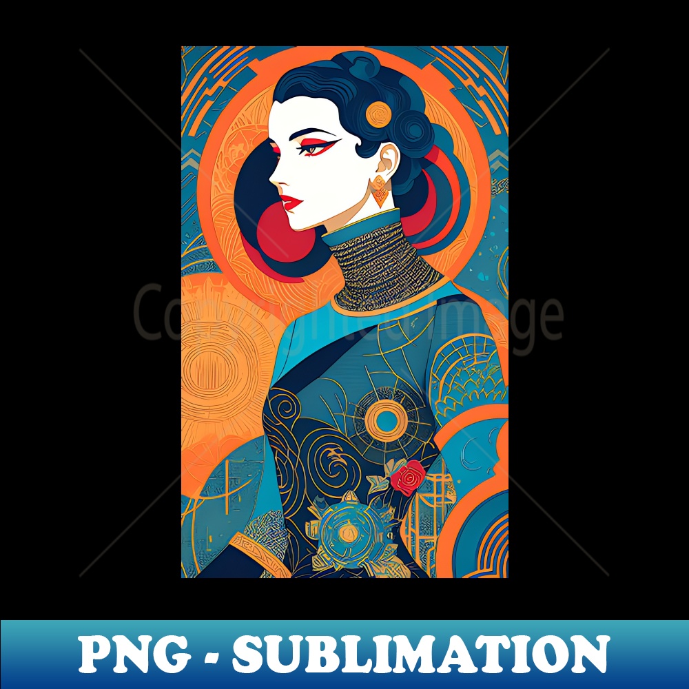 EH-2274_Art Deco Woman White Face with Circles 9333.jpg