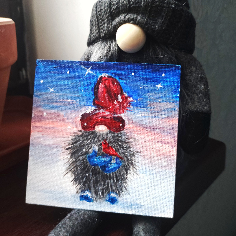 Christmas gnome on canvas.jpeg