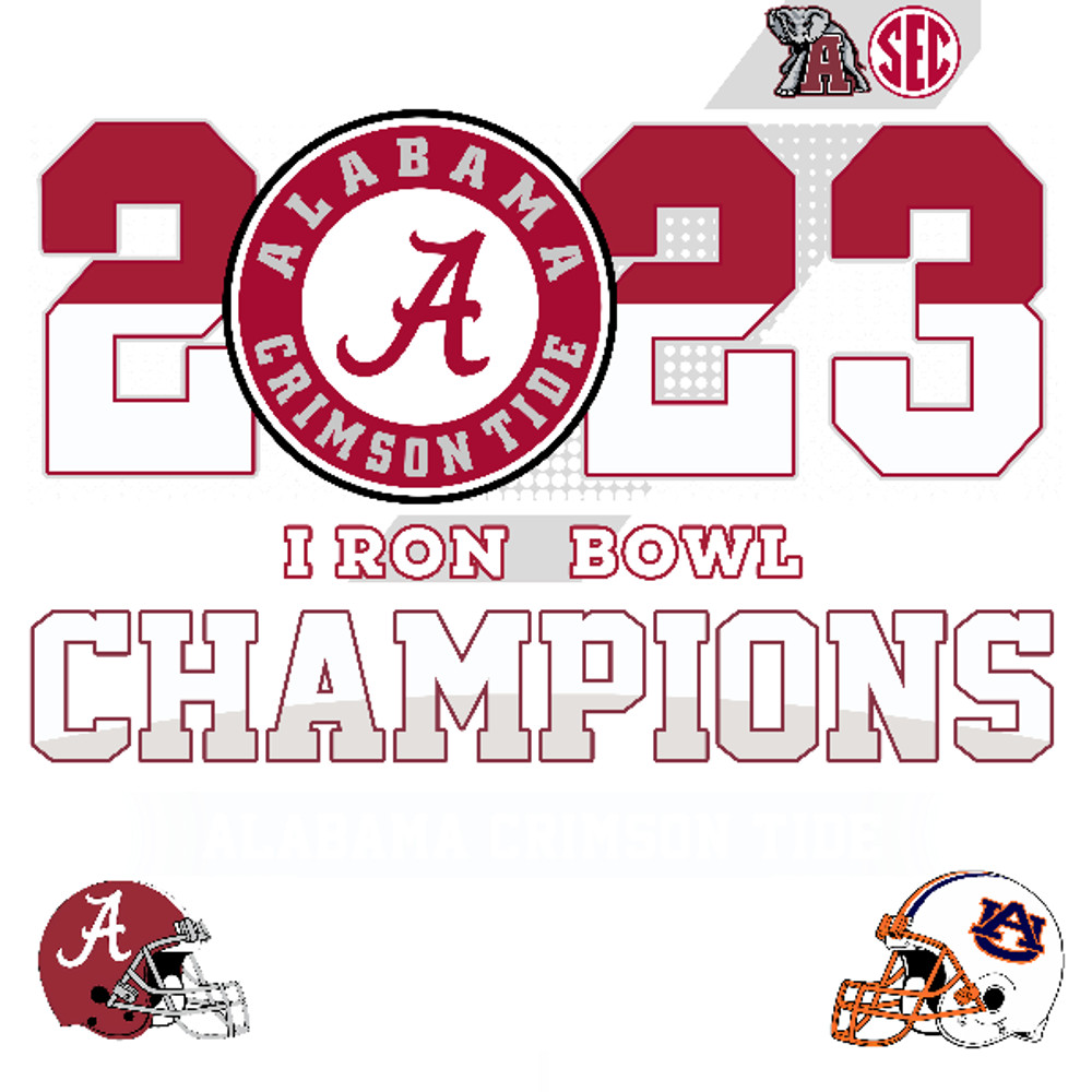 2023 Iron Bowl Champions Alabama Crimson Tide 27 – 24 Auburn Tigers November 25, 2023 Jordan-Hare Stadium Shirt.png