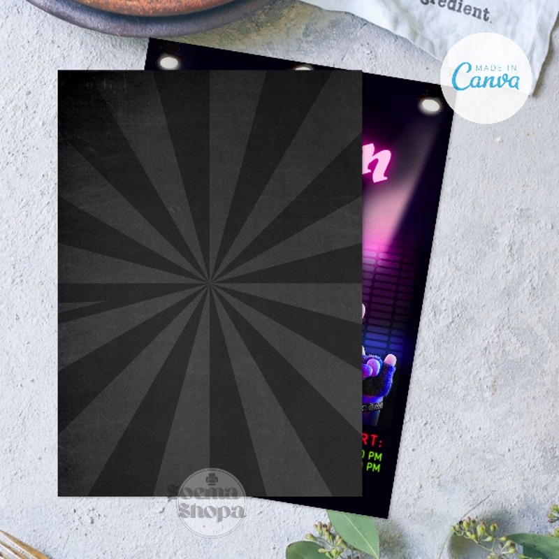 Troll Music Birthday Invitation (1).jpg