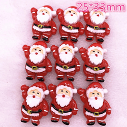 frosty delight! 5pcs christmas snowman resin flatback cabochon - perfect for diy crafts, hair bows, and festive decorati