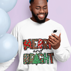 merry and bright t shirt, funny christmas shirts, merry christmas, holiday shirts, christmas gift ideas