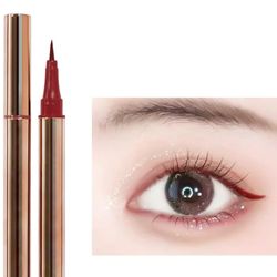 Waterproof Red Eyeliner Pencil Color Lasting Matte Quickily Drying Easy To Color Eyeliner Pigment Pen Eyes Makeup