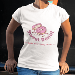 sweet donut t-shirt, funny food shirt, sweet gift, cute donuts shirt, foodie shirt, donut party shirt, donut squad