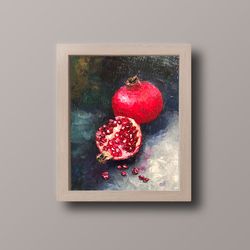 fruits painting original oil paintings still life home decor art
