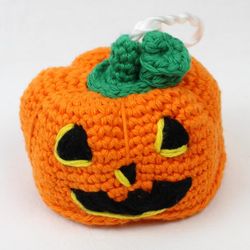 Jack Pumpkin Scrubby Amigurumi Crochet pattern, digital file PDF, digital pattern PDF