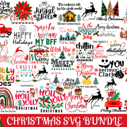 christmas svg bundle, christmas clipart, christmas svg files for cricut.