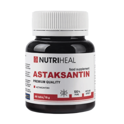Astaxanthin from Red Algae Heart Supplement, 60 tablets.