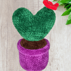 Crochet cactus pattern, cactus lover gift, cute crochet pattern, plant pattern crochet, amigurumi cactus