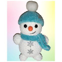 Crochet pattern snowman ornaments, snowman decor, crochet amigurumi pattern, christmas crochet pattern