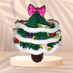 Christmas Tree crochet patterns, amigurumi plushie pattern