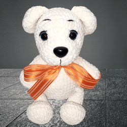 Stuffed teddy bear, Crochet teddy bear, Amigurumi teddy bear