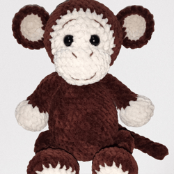 Amigurumi stuffed plush monkey toy, Amigurumi Monkey, Amigurumi animals