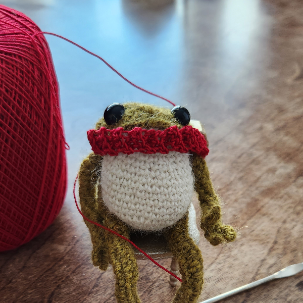 Crochet fashion for toads