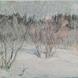 romadin's postcard traces of the wolf 1982