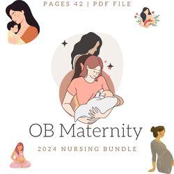 2024 Maternity Bundle | Nursing Bundle | PDF File | Pages 42